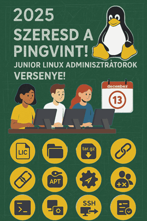 "Szeresd a Pingvint" Linux adminisztrációs verseny elődöntője