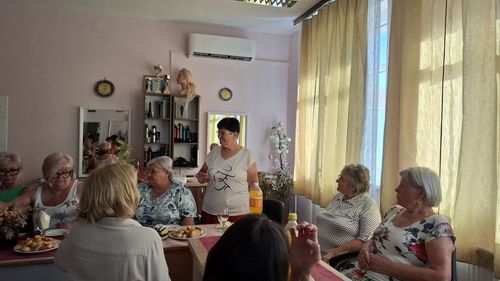 Nyugdíjas találkozó a Dévaványai Középiskolában