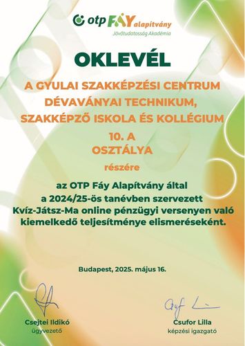 OTP vetélkedő